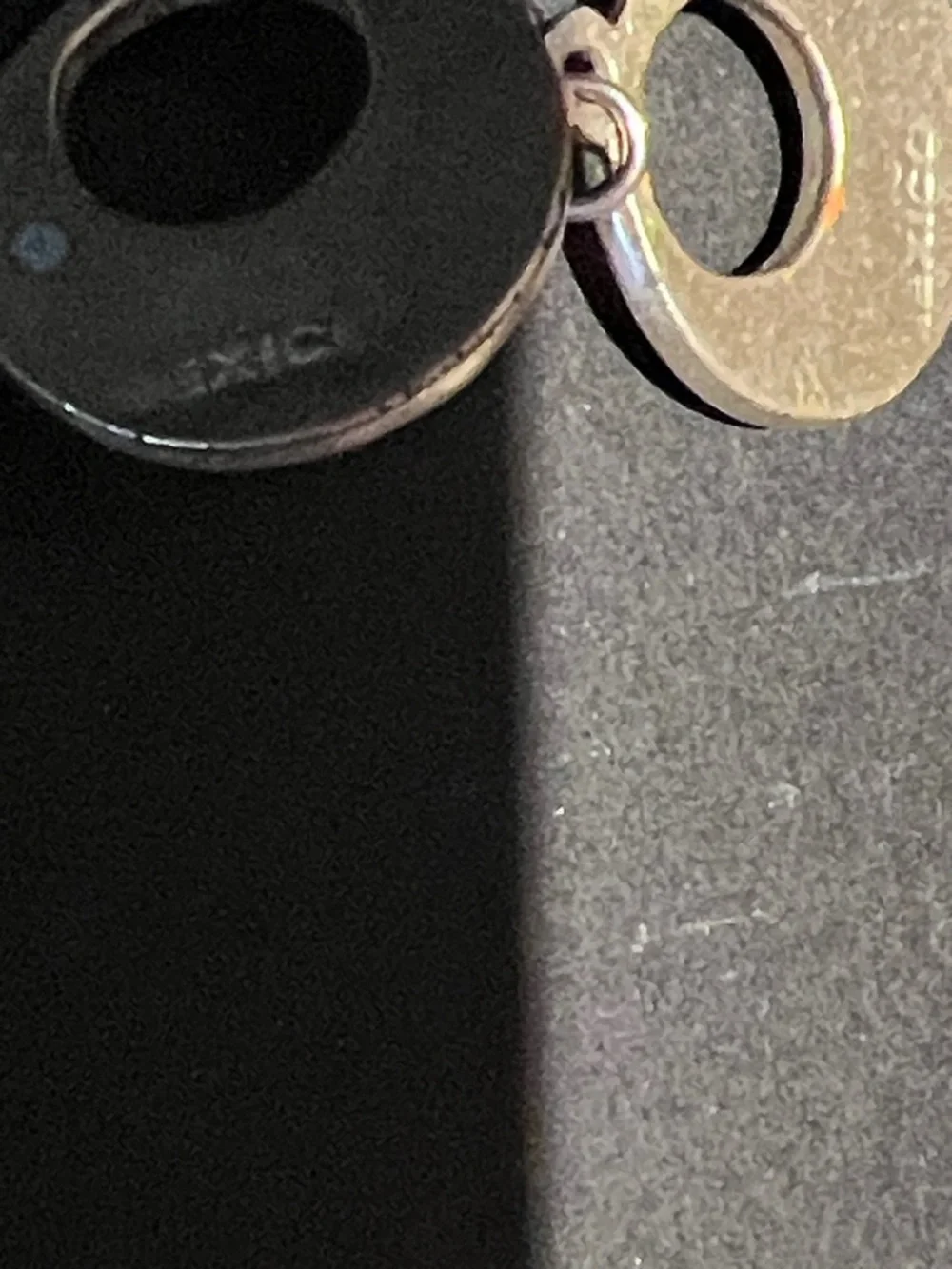 4/$20 Iridescent Abalone Circle Drop Earrings - Silver-Tone - Picture 4 of 4